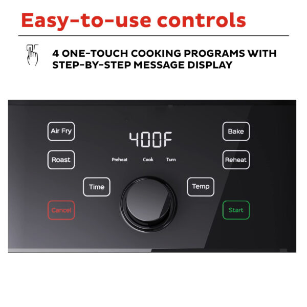 New Arrival Electric Healthy Air Deep Fryer Oven Digital Display Temperature Control Smart Air Fryer - Image 4