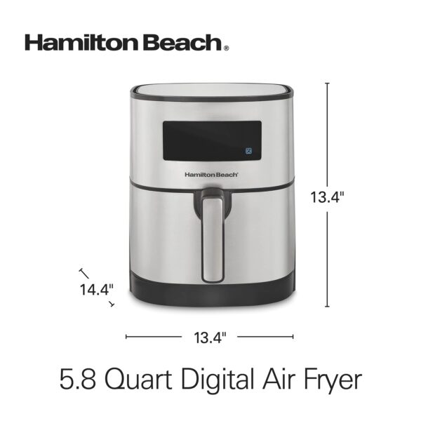 8L Non-Stick Stainless Steel Air fryers Oven Touch Screen Digital Control Smart Air Fryers - Image 4