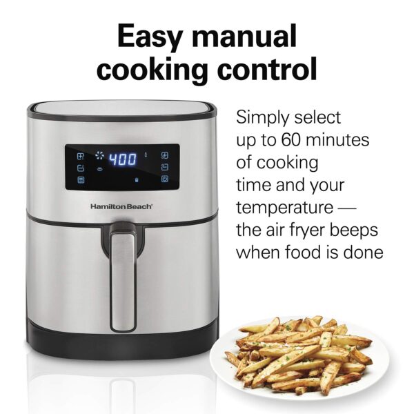 8L Non-Stick Stainless Steel Air fryers Oven Touch Screen Digital Control Smart Air Fryers - Image 2