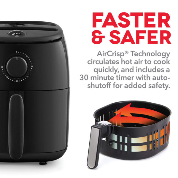 Hight Quality Multifunction Easy Clean Air Cooker Fryer Oil Free Non-Stick Fry Basket Air Fryer - Image 4