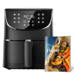 5.5L Hot Sale Electric Air Fryer Oven Shake Reminder Smart Air Fryers Touchscreen Digital Deep Air Fryers