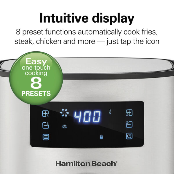8L Non-Stick Stainless Steel Air fryers Oven Touch Screen Digital Control Smart Air Fryers - Image 5