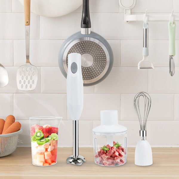 200W Multifunctional Blender 4 In 1 Electric Hand Mixer Set Vegetable Meat Grinder Food Mixer - Image 5