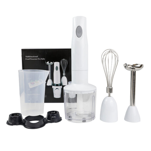 200W Multifunctional Blender 4 In 1 Electric Hand Mixer Set Vegetable Meat Grinder Food Mixer - Image 7
