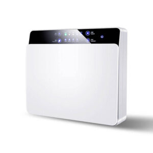 Activated carbon HEPA filter UV desktop wall mounted air purifier for home