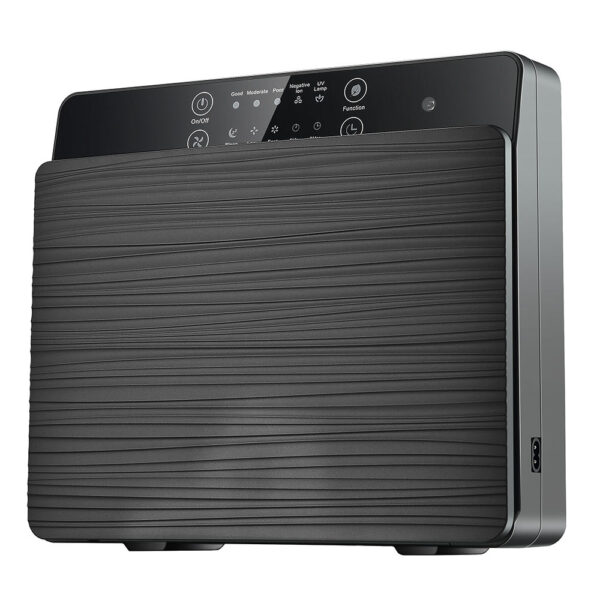 Activated carbon HEPA filter UV desktop wall mounted air purifier for home - Image 2