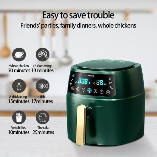 Hot Sale Air Fryers Household Digital Display Air Fryer 8 Liter Oil Free Electric Deep Smart Air Fryers - Image 4