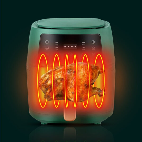 Hot Sale Air Fryers Household Digital Display Air Fryer 8 Liter Oil Free Electric Deep Smart Air Fryers - Image 5